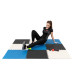 Мат-пазл  Hop-Sport HS-A010PM EVA 1cm 9 частей black-white-blue - фото №2